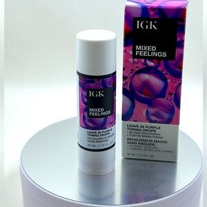 IGK Mixed Feeling Leave in purple toning drops 1.0 fl